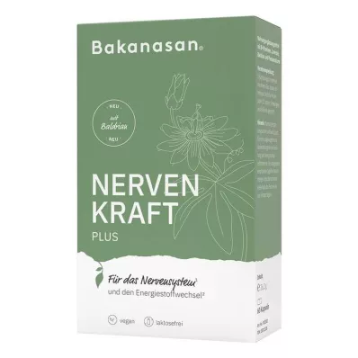 Bakanasan Nerve Power Plus kapsule, 60 kos Bakanasan Nerve Power Plus kapsule, 60 kos