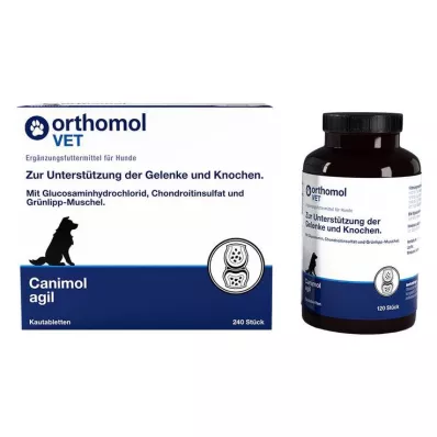 ORTHOMOL VET Canimol agil žvečljive tablete za pse, 240 kosov